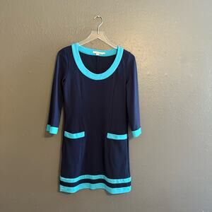 Boden Hotchpotch Color Block Dress Size 6